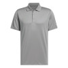 Adidas Mens Recycled Performance Polo Shirts Grey